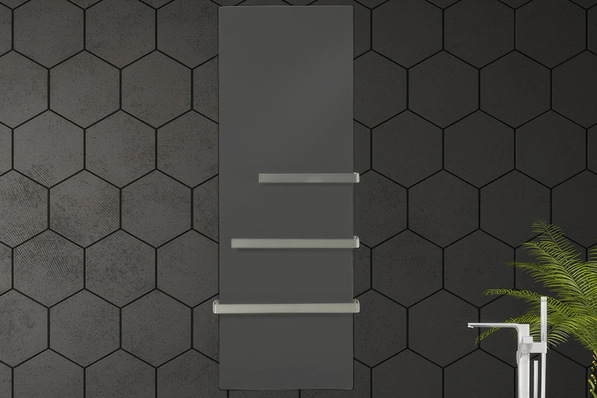 Vitramo: Bad-Heizkörper mit zwei Temperaturzonen.