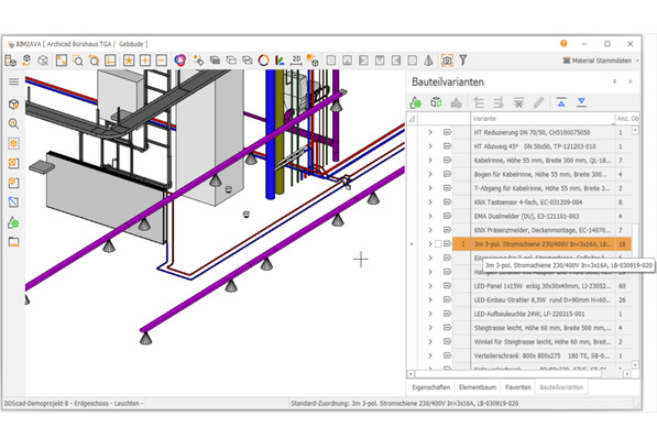 G&W Software: Mit BIM2AVA sind Änderungen schnell durchgeführt.