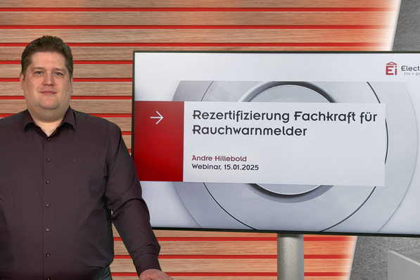 Die Schulungen zur Re-Zertifizierung als „Fachkraft für Rauchwarnmelder“ von Ei Electronics finden ab sofort online statt.