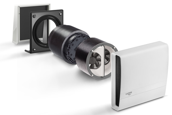 Lunos: ego mit „pbD-Wärmetauscher“.