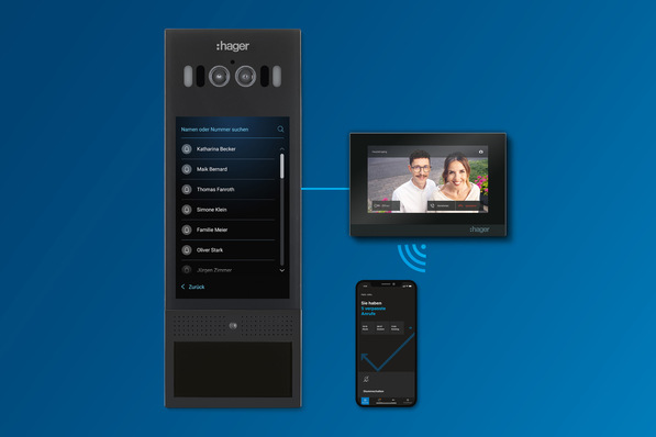 Hager: Türkommunikationssystem intercom.
