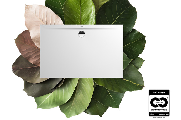 Kaldewei: „Cradle to Cradle Certified silver“-Duschwanne.