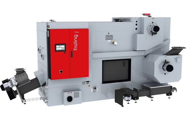 Fröling: Hackgut-Heizkessel TMe 550.