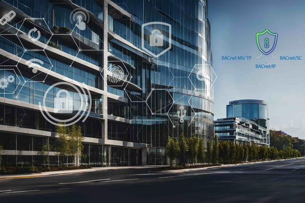 Bild 1 BACnet/SC ermöglicht eine sichere und verschlüsselte Datenkommunikation in kritischen Infrastrukturen der Gebäudeautomation.