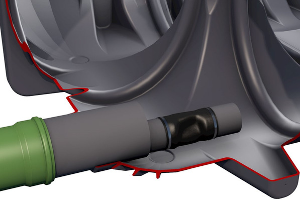 Graf: Drosselsystem EcoFlow Control.