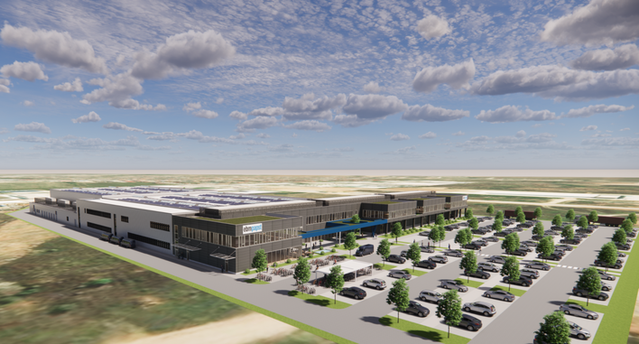 ebm-papst investiert in den Bau eines Produktions- und Entwicklungszentrums in Rumänien. Der erste Bauabschnitt umfasst eine Fläche von 20.000 m² und soll bis Mai 2026 fertiggestellt werden.