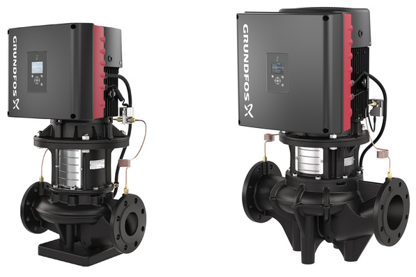 Grundfos: Inline-Pumpen der Baureihe TPE3.