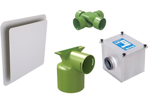 Buderus: Zubehörteile für Buderus-Lüftungssysteme.
