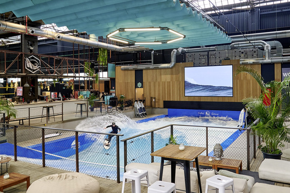 Bild 1 Die Event-Location RheinRiff wurde in die ehemalige Schmiedehalle auf dem Düsseldorfer Böhler-Gelände integriert.