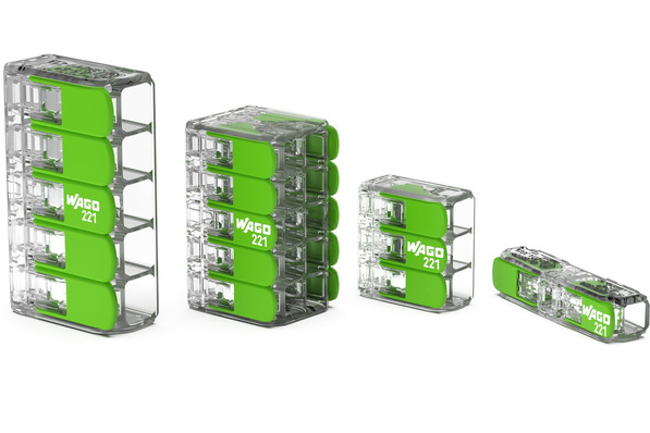 Wago: Verbindungsklemmen mit Hebeln Green Range.