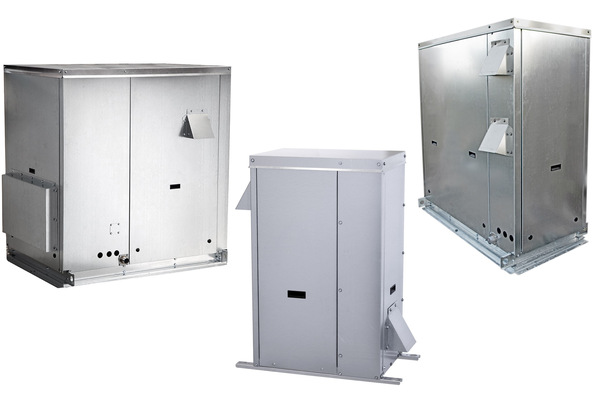 Kaut / DriSteem: Im wetterfesten Gehäuse: Der Gas-Dampfbefeuchter GTS-LX, der Elektroden-Dampfbefeuchter XTP-E und der Heizstabbefeuchter RTS-RX.