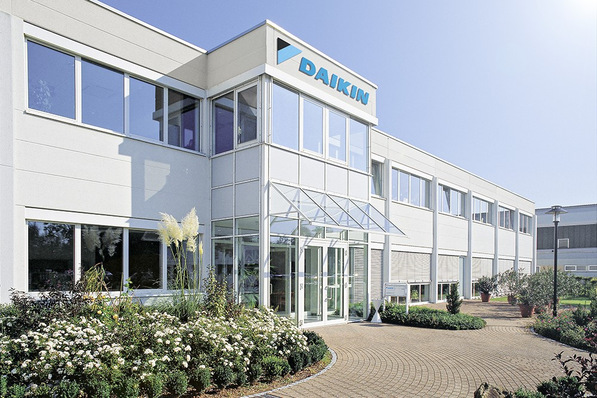Das Werk am Standort Güglingen der Daikin Manufacturing Germany GmbH (bis 30.06.2020: Rotex Heating Systems GmbH).