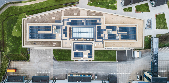 Bild 1 Viega World: Beim Neubau des Seminarcenters wurde in aller Tiefe über die verschiedenen Lebenszyklusstufen durchdekliniert, wie ein Maximum an Energieeffizienz bei der Errichtung und dem Betrieb solcher Gebäude erreicht werden kann.