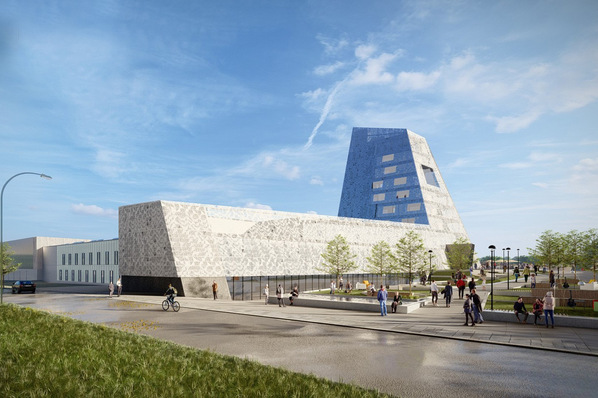 Bild 1 Visualisierung des Dynamikzentrums von Häfele in Nagold.