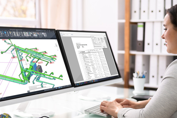 Bild 1 Für Planungsbüros und Fachbetriebe ist TGA-Software bei der Konzeption und Berechnung der Gebäudetechnik inzwischen unverzichtbar.