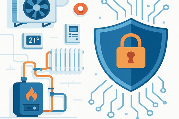 Bild 1 Mit der zunehmenden Vernetzung von TGA-Komponenten steigt auch das Risiko durch unbefugten Zugriff von außen, beispielsweise Hackerangriffe.