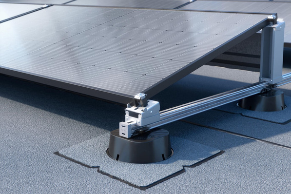 OBO: Universal-Standfuß Magic PV Flat Glue.