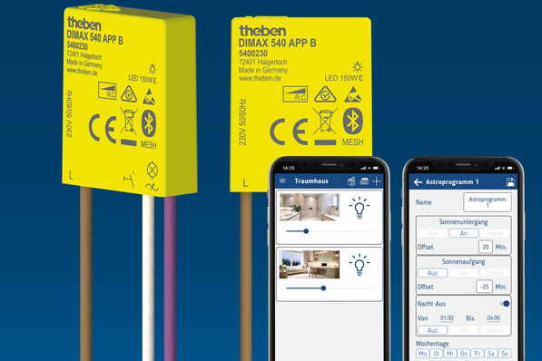 Theben: Mini-Dimmer DIMAX 540 APP B.