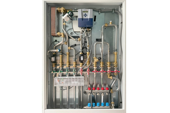 varmeco: Wohnungsstation Vario fresh-flat.