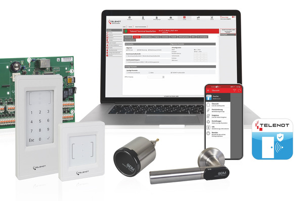 Telenot: Zutrittskontrollsystems hilock 5000 ZK.