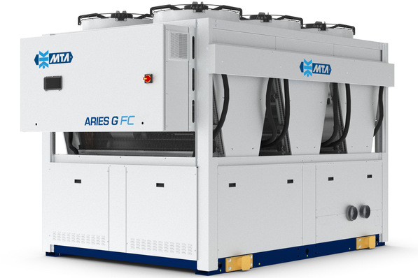 MTA: Kaltwassersatz Aries G FC mit integrierter Freikühlung.