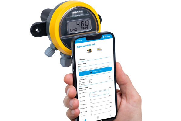 Oppermann: NFC-Tool zur Parametrierung von Sensoren.