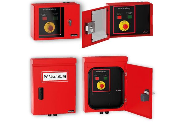re'graph: Feuerwehrschalter FWS-PV-G-IP40/54.