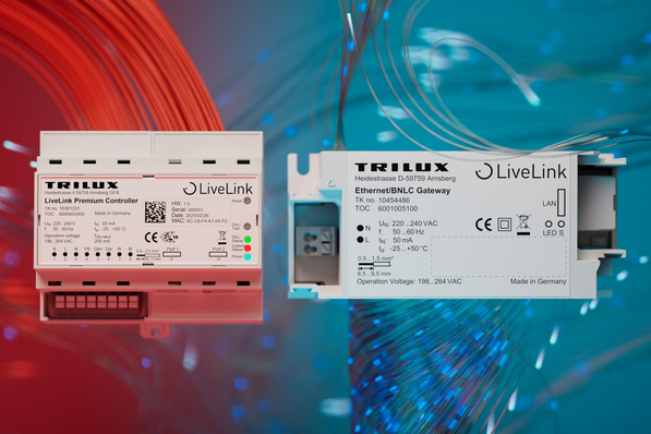Trilux: LiveLink Bluetooth NLC Gateway.