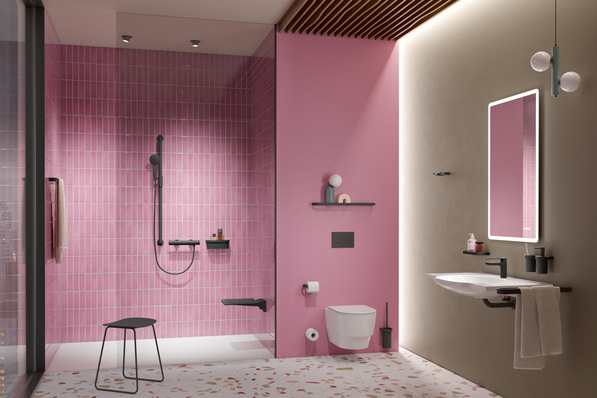 Der Waschplatz ist Teil der gesamten Raumplanung. Seine Position zu WC und Dusche beeinflusst Wege und Bewegungsflächen im Bad.