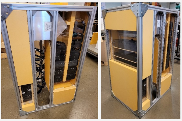 Bild 1 Funktionsmuster der thermoelektrischen Abluftwärmepumpe.