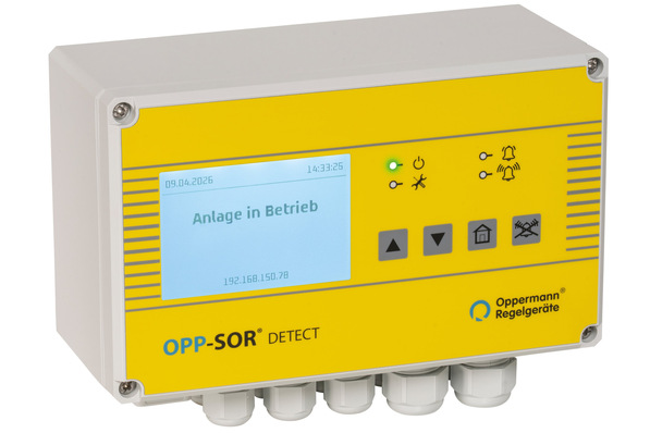Oppermann: Gasdetektionssystem OPP-SOR Detect.