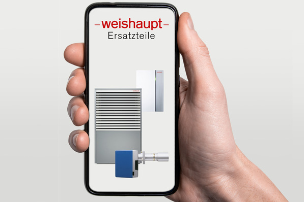 Weishaupt: Ersatzteil-App.