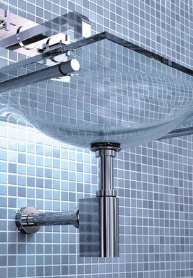 Kessel: Siphon mit Belüftungsventil.