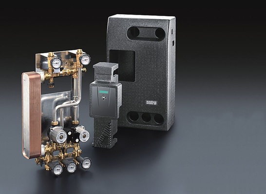 Oventrop: Regumaq-Station mit Wärmeübertrager zur Trinkwassererwärmung.