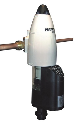 Hatte auf der ISH Premiere: Rundum-Schutz-System SYR Protect mit Leckageschutz, Rückspülfilter und Druckminderer.