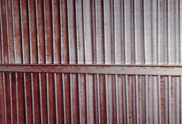 … mangelhaft gewarteter, mit Schleimbakterien besiedelter Tropfenabscheider …