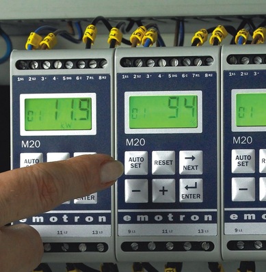 Emotron: Der Emotron M20 nutzt den Antriebsmotor als Sensor.