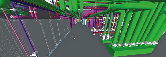 Ein Blick in die RLT-Zentrale.