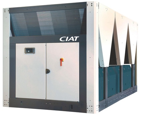 Ciat: aquaciat power sind luftgekühlte Kaltwassersätzen und Luft-/Wasser-Wärmepumpen von 300 bis 500 kW.