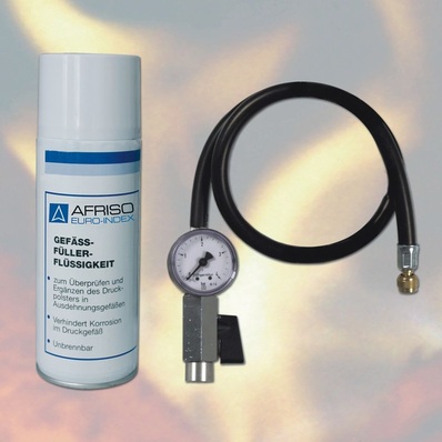 Afriso-Euro-Index: Prüf- und Nachfüllgarnitur für Membrandruck-Ausdehnungsgefäße.