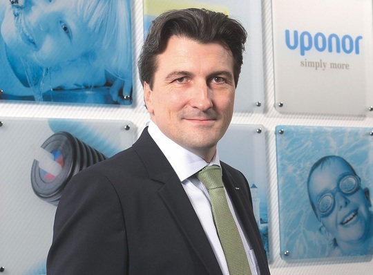 Heiko Folgmann ist zukünftig verantwortlich für den Uponor Geschäftsbereich Marketing & Sales für Central & East Europe.