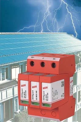 Dehn: Überspannungs-Ableiter Dehnguard M YPV SCI für PV-Anlagen.