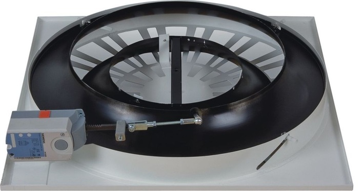 Schako: Deckenauslass IDA mit verstellbarem Einlauf.