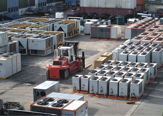 CoolEnergy: Mietflotte mit Kühlgeräten von 5 kW bis 5 MW.