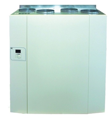 Kompaktlüftungsgerät Nibe FTX 230 W mit Rotationswärmeübertrager.