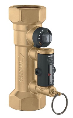 Caleffi: Strangregulierventil Setcal für den hydraulischen Abgleich.