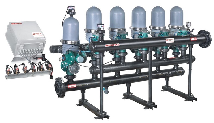 Berkefeld: Modular aufgebauter Scheibenfilter Berkal advanced.