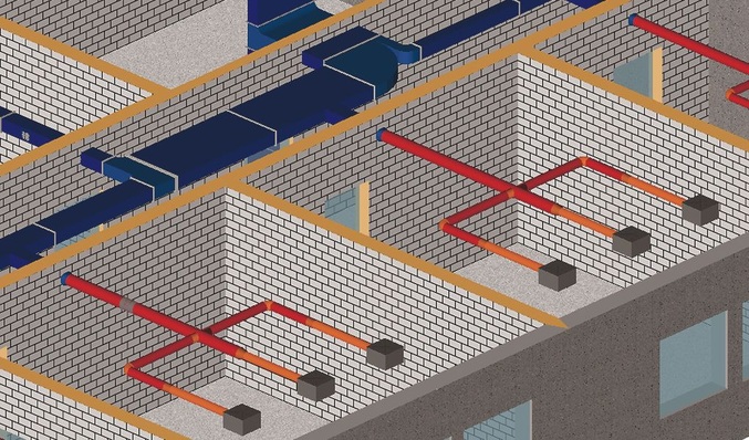 Koordination der Lüftung im Gebäude mit dem mh-Viewer.