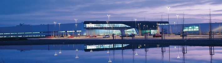 Veranstaltungsort des Fachseminars von ACO Haustechnik zur neuen DIN 1986-100: Das BMW-Werk Leipzig.
