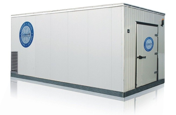 Coolworld: HACCP-Einfrierzelle zum Mieten für Spitzenbedarf oder einen Notfall.